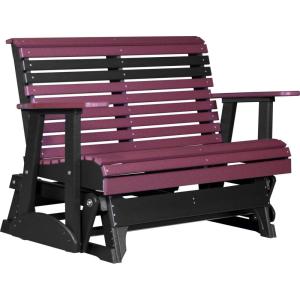 imageLuxCraft Plain Glider  4 CherrywoodBlackCherrywood on Black