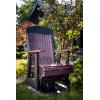 imageLuxCraft 2 Classic Outdoor Swivel Glider Chair Patio Gliding Rocker Swiveling Glider Rocking Chair for Outside Weatherwood amp Black