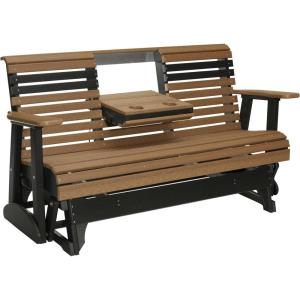 imageLuxCraft Plain Glider  5  Available in 14 Colors Premium  Birch on WhiteAntique Mahogany on Black  Premium