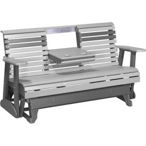 imageLuxCraft Plain Glider  5  Available in 14 Colors Premium  Birch on WhiteDove Grey on Slate