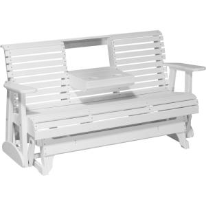 imageLuxCraft Plain Glider  5  Available in 14 Colors Premium  Birch on WhiteWhite