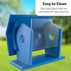 image:imageDutchCrafters Hanging Bluebird Feeder for Mealworms with 1 12 Entrance Hole Outdoor Live or Dried Mealworm Feeder for Bluebirds  Amish USA Made BlueBlue