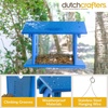 image:imageDutchCrafters Hanging Bluebird Feeder for Mealworms with 1 12 Entrance Hole Outdoor Live or Dried Mealworm Feeder for Bluebirds  Amish USA Made BlueBlue