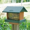image:imagePoly Hanging Hopper Bird Feeder Large Bird Feeder for Outside Outdoors  Amish American Made Hanging Black amp RedTurf Green  Cedar