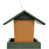 image:imagePoly Hanging Hopper Bird Feeder Large Bird Feeder for Outside Outdoors  Amish American Made Hanging Black amp RedTurf Green  Cedar