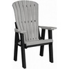 image:imageDutchCrafters Comfy Chair  Amish Made HDPE Outdoor Patio Lounge Chair Weather Resistant Porch Seating Furniture Outdoor Chair for Patio Deck Garden amp Backyard Weatherwood amp Tudor BrownLight Gray  Black