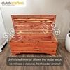 image:imageDutchCrafters 35 Solid Cedar Hope Chest with Lock amp Key  Small Aromatic Red Cedar Lined Storage Trunk amp Blanket Chest Storage Bench for Bedroom Amish Made Wood Trunk Made in USA