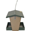 image:imageDutchCrafters Plastic Hanging Hopper Bird Feeder Small Bird Feeders for Outdoors Suitable for Bird Food Bird Seed Mealworm Small Turf Green amp WeatherwoodTurf Green  Weatherwood