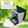 image:imageDutchCrafters Plastic Hanging Hopper Bird Feeder Small Bird Feeders for Outdoors Suitable for Bird Food Bird Seed Mealworm Small Turf Green amp WeatherwoodTurf Green  Weatherwood