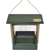 image:imageDutchCrafters Plastic Hanging Hopper Bird Feeder Small Bird Feeders for Outdoors Suitable for Bird Food Bird Seed Mealworm Small Turf Green amp WeatherwoodTurf Green  Weatherwood