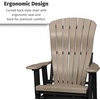 image:imageDutchCrafters Comfy Balcony Swivel Glider  Amish Made HDPE Outdoor Swivel Glider Chair Porch Swivel Glider Seating Patio Swivel Rocker Glider for Balcony Patio amp Deck Weatherwood amp Tudor BrownWeatherwood  Tudor Brown
