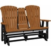 image:imageDutchCrafters Comfy 5ft Glider  Amish Made HDPE Outdoor Glider Bench Weather Resistant Patio amp Porch Seating Furniture for Outdoor Living Spaces Weatherwood amp BlackCedar  Black
