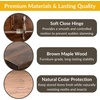 image:imageDutchCrafters 36 Solid Brown Maple Wood Chest Soft Close Hinge Cedar Lined Bottom Amish Made in USA