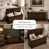 image:imageDutchCrafters 36 Solid Brown Maple Wood Chest Soft Close Hinge Cedar Lined Bottom Amish Made in USA