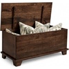 image:imageDutchCrafters 36 Solid Brown Maple Wood Chest Soft Close Hinge Cedar Lined Bottom Amish Made in USA